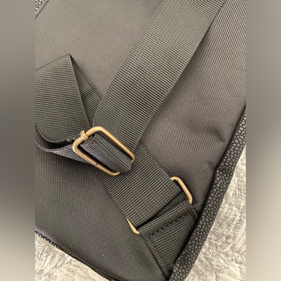 🆕 Benoss Milan Limited Edition PVC Leather Black Backpack. Brand New In Plastic - Picture 14 of 16